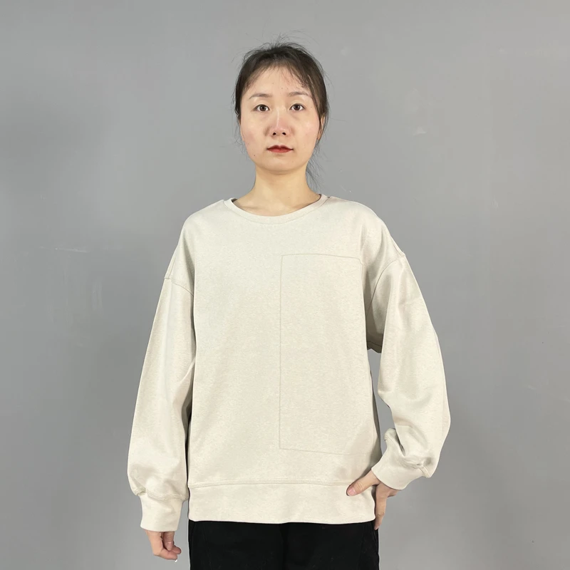 女装瑕疵品1121861卫衣圆领套头宽松休闲百搭长袖秋季时尚女装
