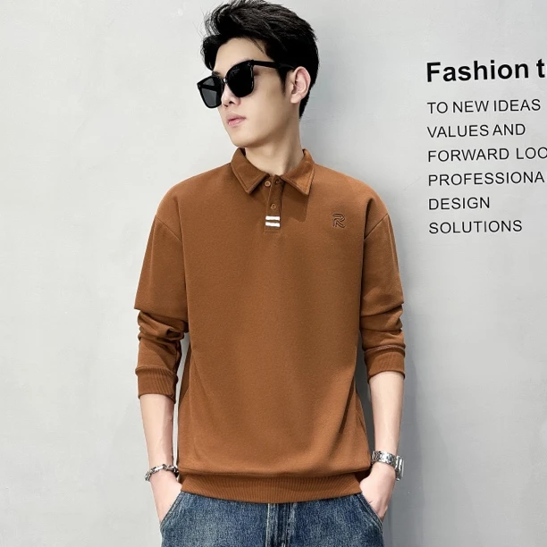 Polo卫衣男长袖潮牌男款秋冬大码2024新款男士上衣秋季时尚百搭