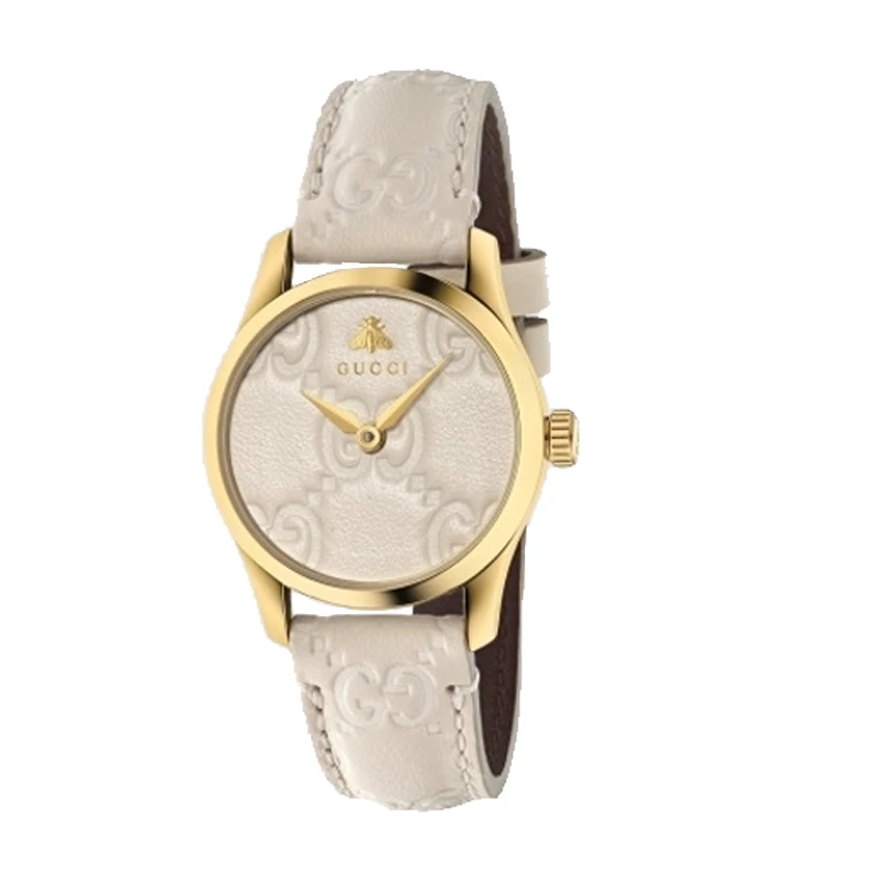 【安靖专属】GUCCI古驰G-Timeless系奶茶色石英女表27盘YA126580A