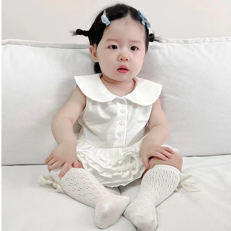 女童裙子夏季2024新款甜美公主包屁裙宝宝夏季超萌薄款可爱蛋糕裙