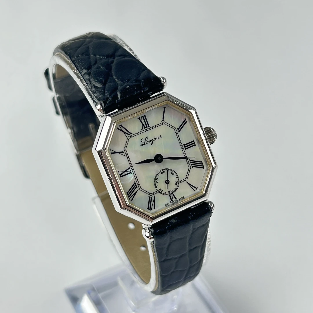 95新 Longines/浪琴 PD1573/手动机械瑞士名表/表径24mm时尚精致