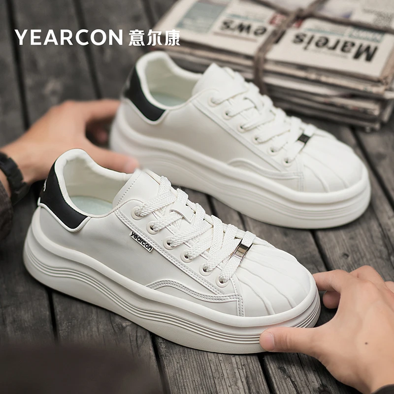 YEARCON/意尔康正品上新百搭时尚休闲板鞋低帮软底潮流小白鞋ins