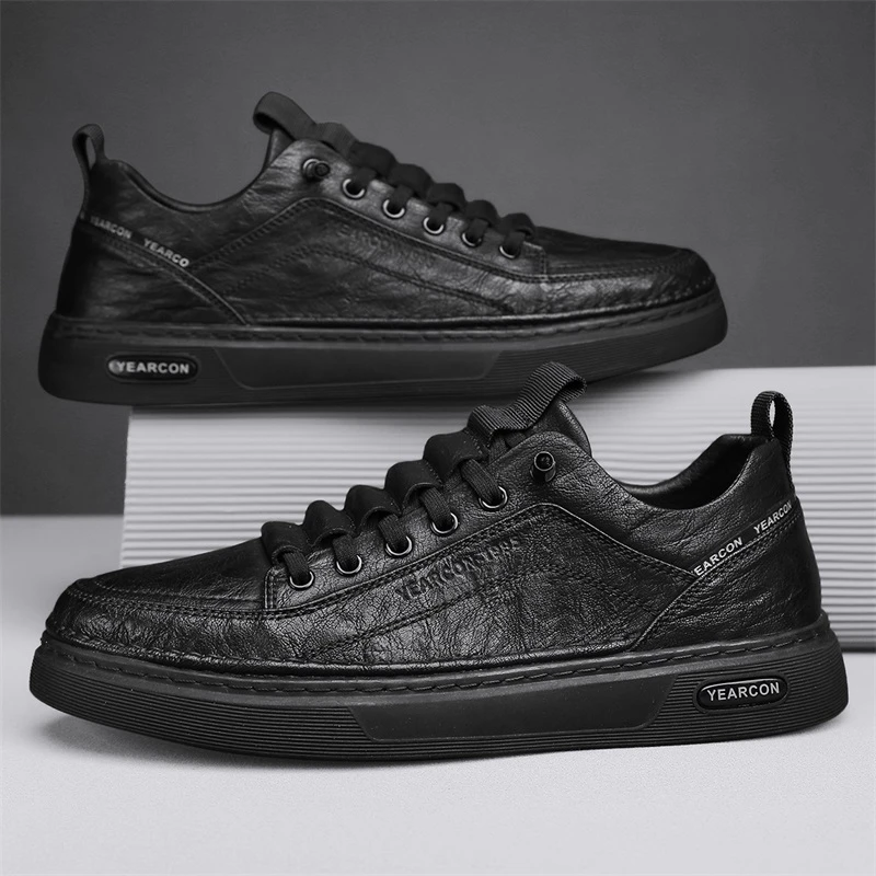 YEARCON/意尔康新款男士时尚百搭商务透气休闲板鞋韩版潮流