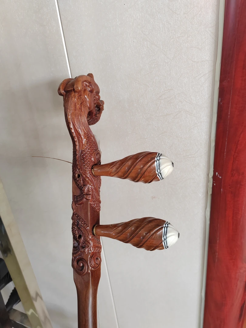 虎皮纹木貔貅豫剧板胡