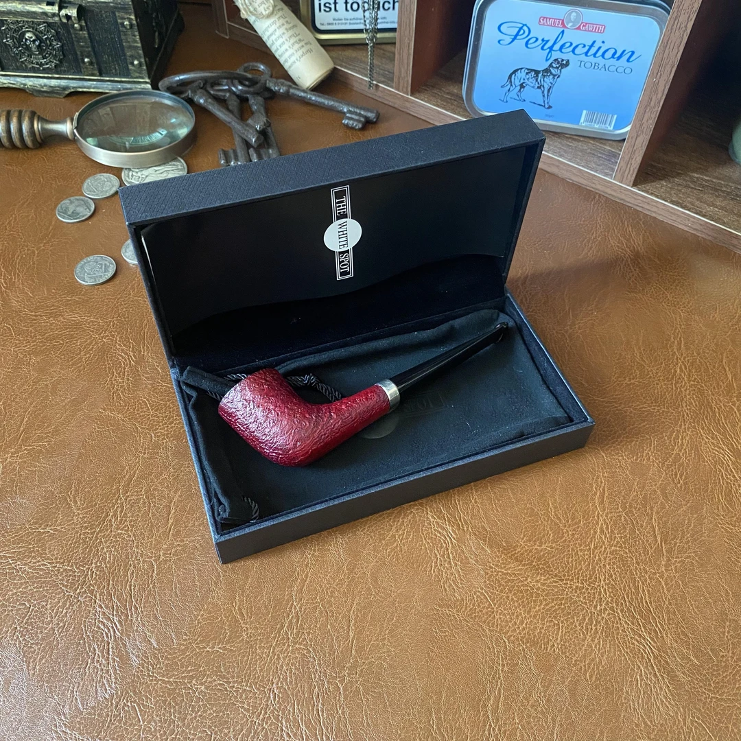 Dunhil小白点RUBYBARK系列红宝石3121/4105/4205石楠木斗