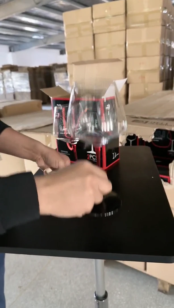 【闪购商品】玻璃勃艮第红领结红酒杯礼盒装