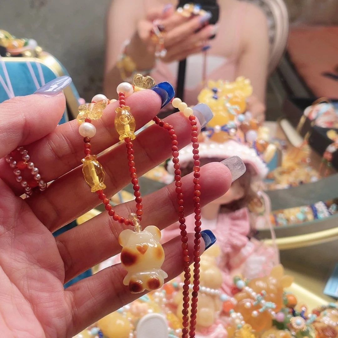 【闪购商品】琥珀颈饰未镶嵌