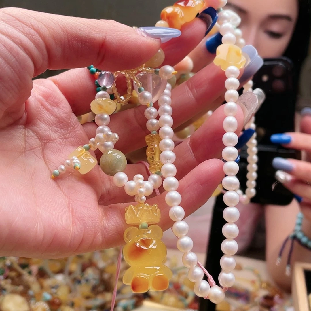 【闪购商品】琥珀颈饰未镶嵌