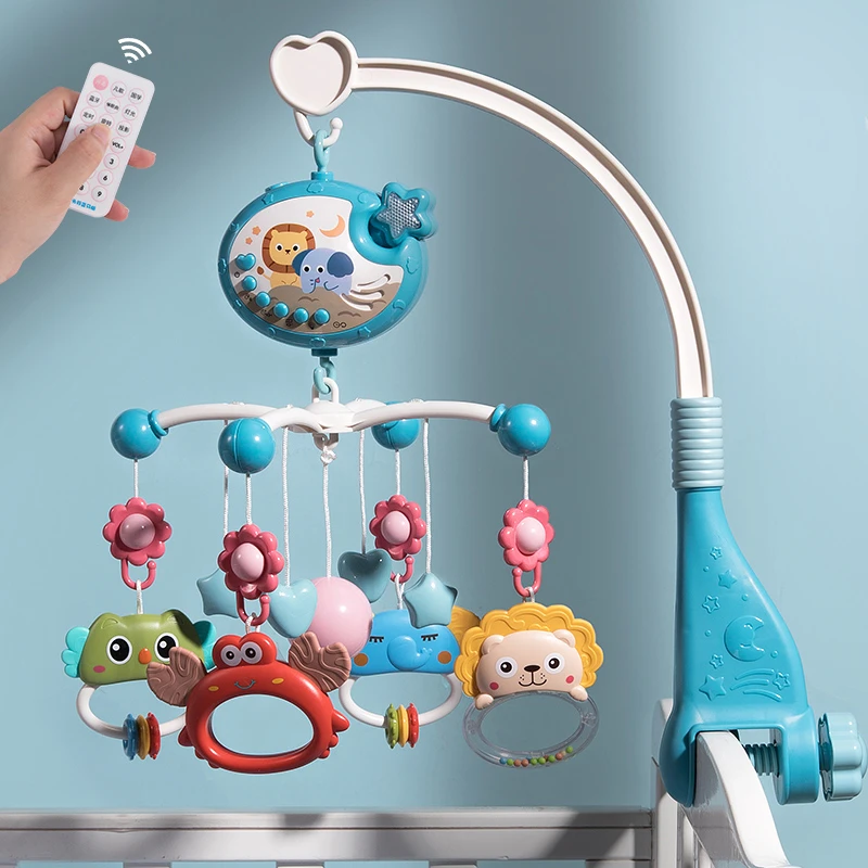 新生婴儿玩具床铃摇铃安抚宝宝用品益智早教0一3个月1岁6满月礼物