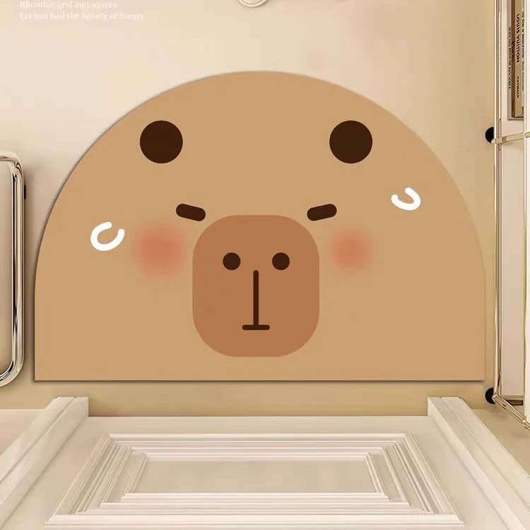 【卫生间吸水垫】创意卡通软硅藻泥吸水地垫卫生间防滑脚垫