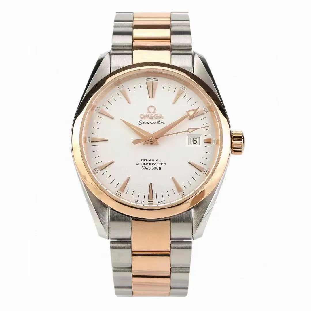 99新 Omega/欧米茄 海马150米防水/间金/公价49200/表径39.2mm