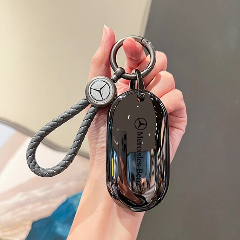 奔驰钥匙套c260L高级感c200L/glc260车e300L壳a200l扣glc包glb200