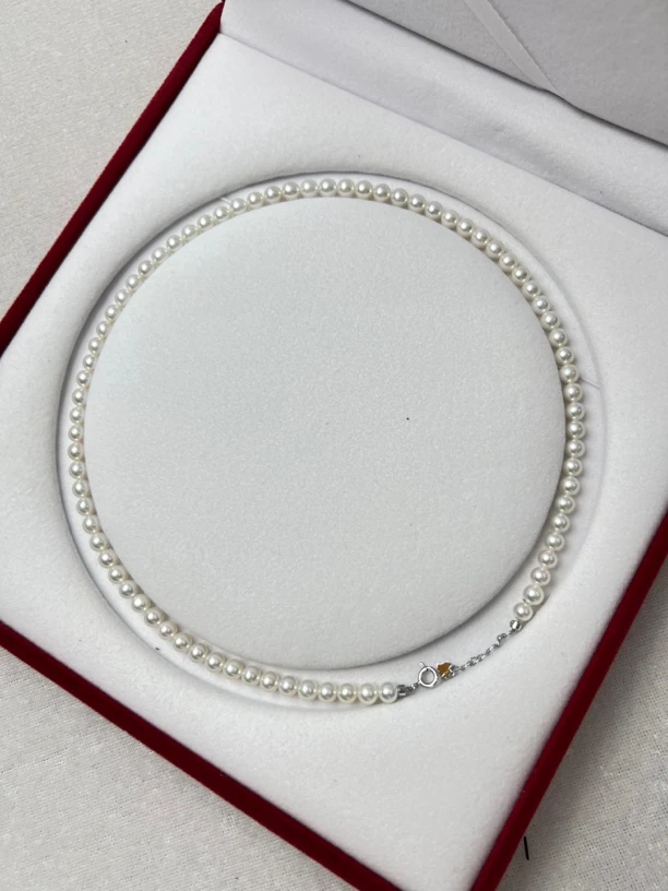 6m天然珍珠时尚百搭气质高雅，正圆时尚气质