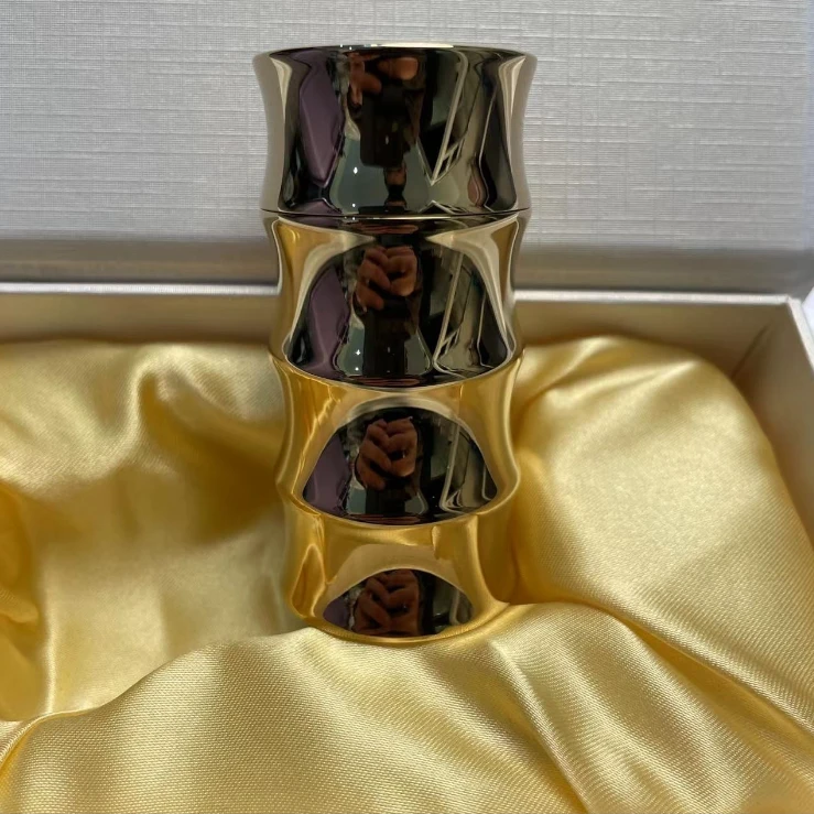 【铜鑫蓬鸿阁】铜工艺品PVD镀金铜签罐摆件复古铸造