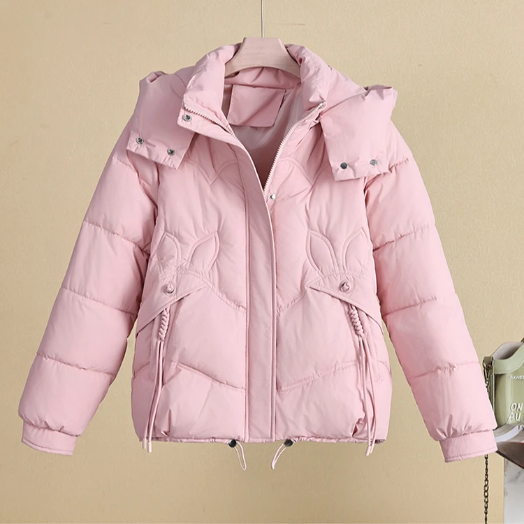 冬季新款加厚小清新棉袄短款棉衣2025韩版舒适保暖棉服宽松外套