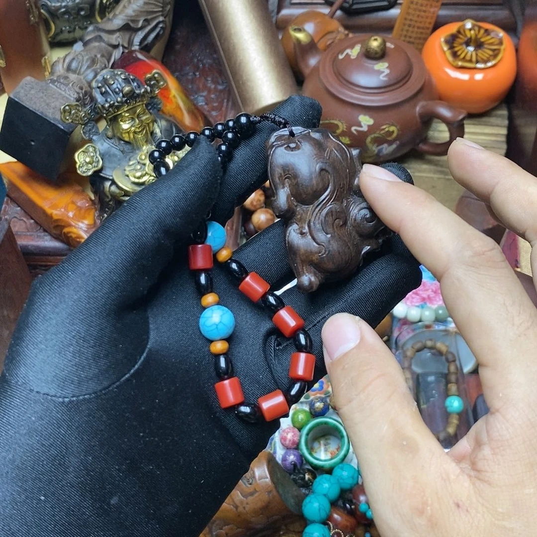 紫金钵盂菩提吊坠