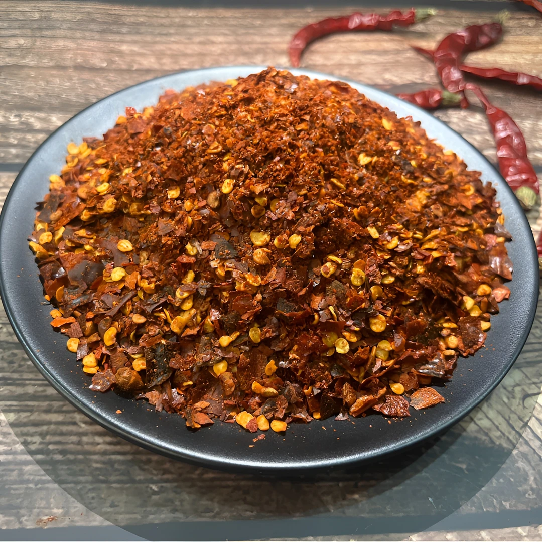 贵州特产正宗柴火糊辣椒蘸水海椒手搓糊辣椒面油泼辣子海椒拌粉面