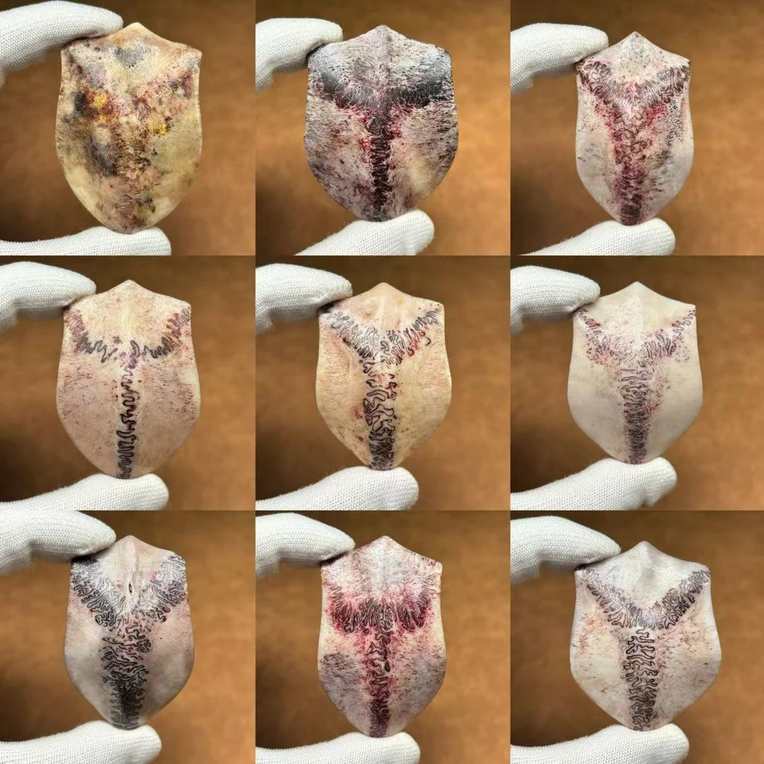 丰骨「梅花鹿·公鹿三界」2号手把件吊坠-多样性发货