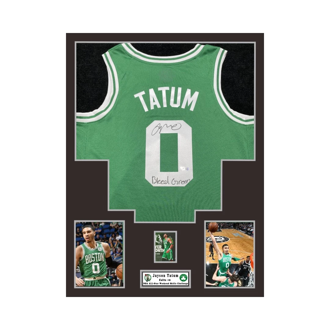 【TIPTOP亲签】塔图姆 绿色0号 亲签球衣 加签绿血战士 证书FAN