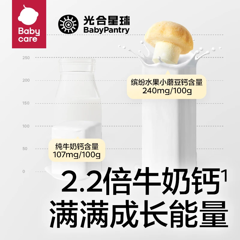 【官旗视频】缤纷水果小蘑豆高钙益生菌原果打浆宝宝溶豆