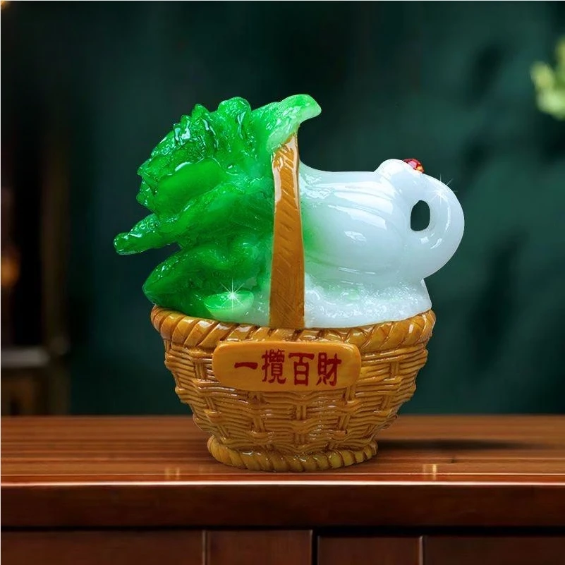 一揽白菜家居桌面摆件
