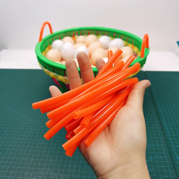 提手套管pu 管 /鸡蛋筐套管材料手工家用圆形果篮水果篮编篮提篮
