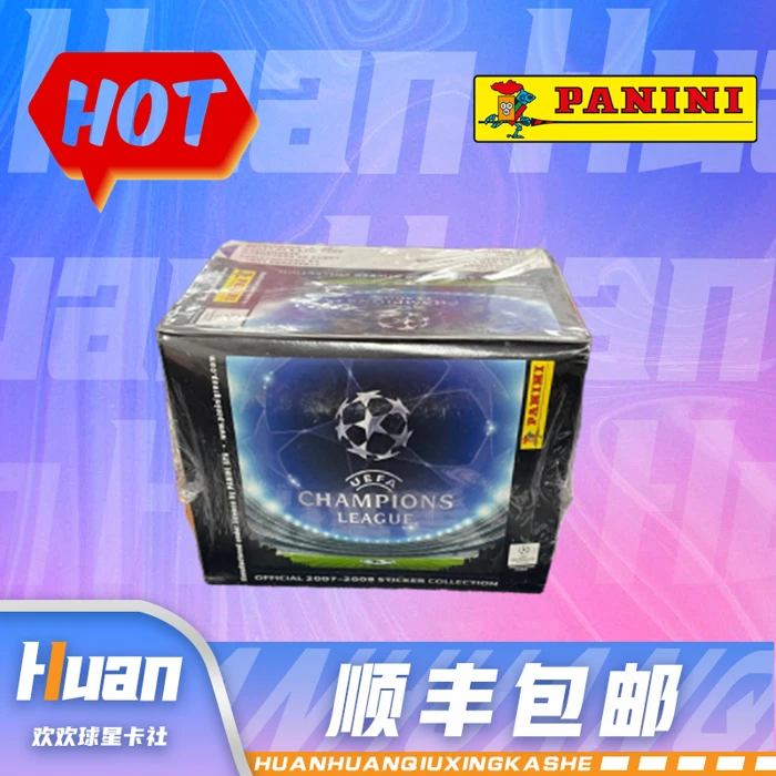【拆盒】帕尼尼2007/08 欧冠贴纸盲盒 本泽马新秀 迪马利亚新秀
