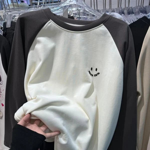 粉丝福利秋季新款WY时尚设计百搭休闲插肩上衣6005