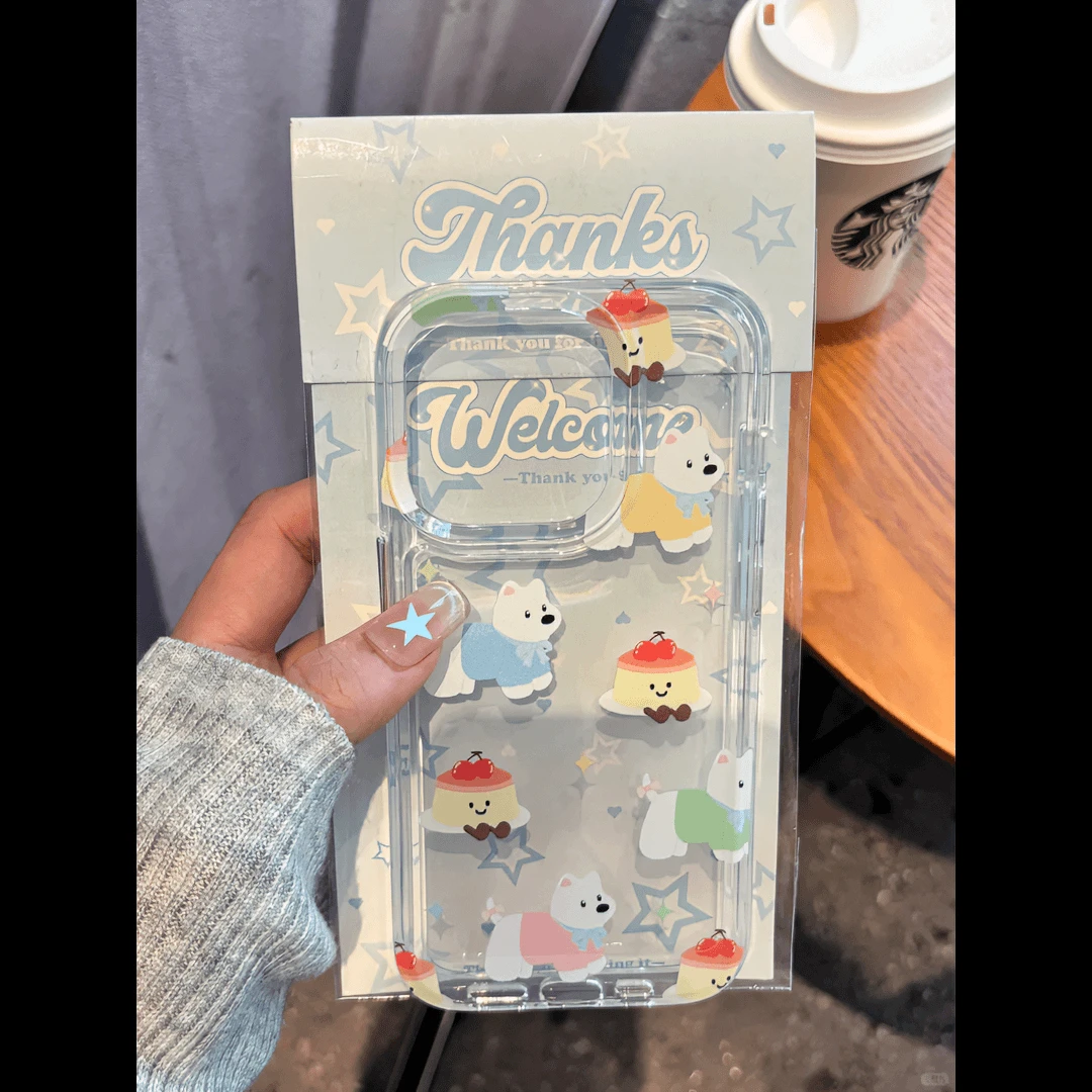 可爱小狗适用苹果手机壳15创意14小众13pro简约16防摔11卡通外壳x