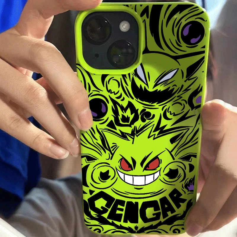 耿鬼适用苹果手机壳15promax涂鸦14plus创意13包邮新款16小众外壳