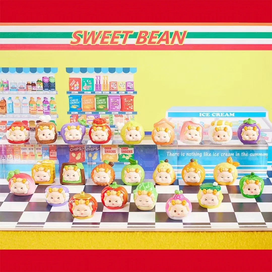 【玉玉拆盒】龙多多超市会场惊喜萌粒盲袋卡通小龙公仔手办盲盒摆