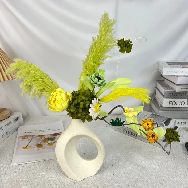 带瓶永生花简约家居装饰高级ins风套装摆件小清新装饰