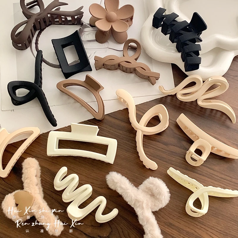 盘发韩式发夹套装简约优雅头饰发夹后脑勺抓夹夹子高级感鲨鱼夹女