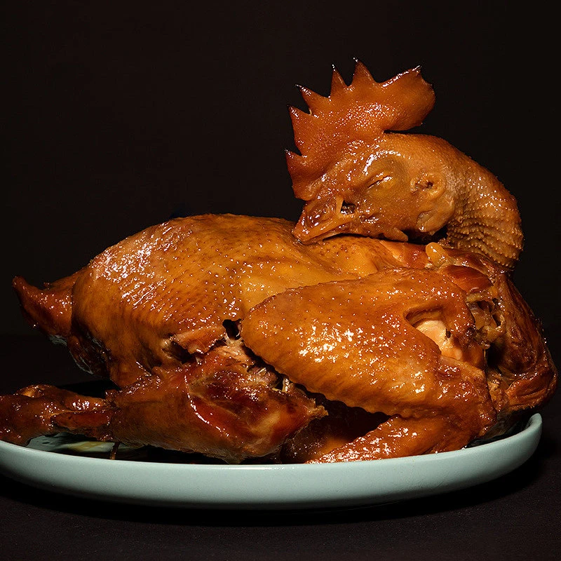 正宗麻椒鸡每只900克以上两只装卤制老母鸡熟食传统麻辣精选