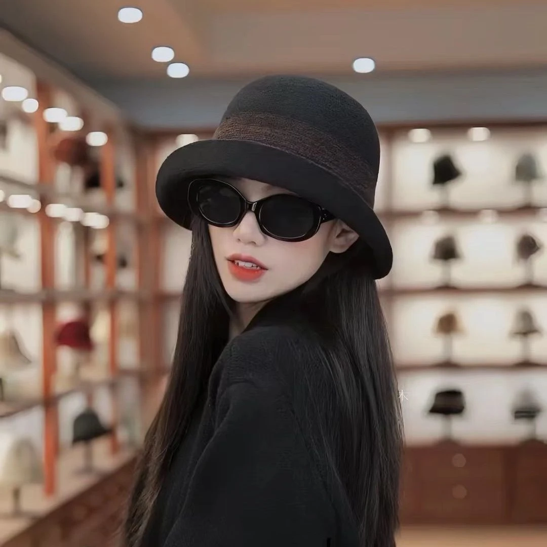时尚秋冬季新款保暖优雅气质渔夫帽英伦复古帽子百搭礼帽71