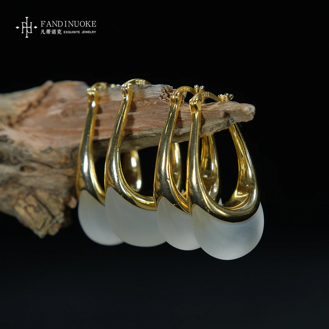 【加加专属】22  MJ6953-水晶潮流时尚耳扣-多样性发一件-8*18mm