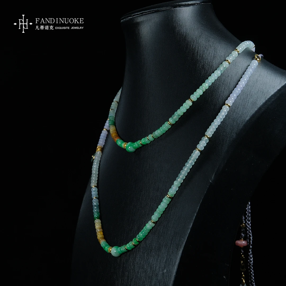 【加加专属】19  MJ2573-翡翠设计款项链-多样性发一件 -4mm