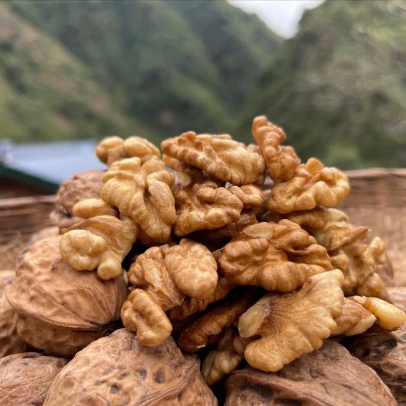 农家老树山核桃自然晾晒不熏硫不泡药水5斤