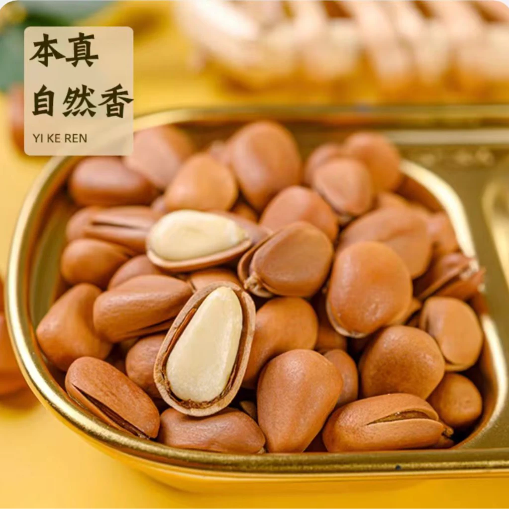 2024新货开口松子东北松子500g零食炒货无干燥剂