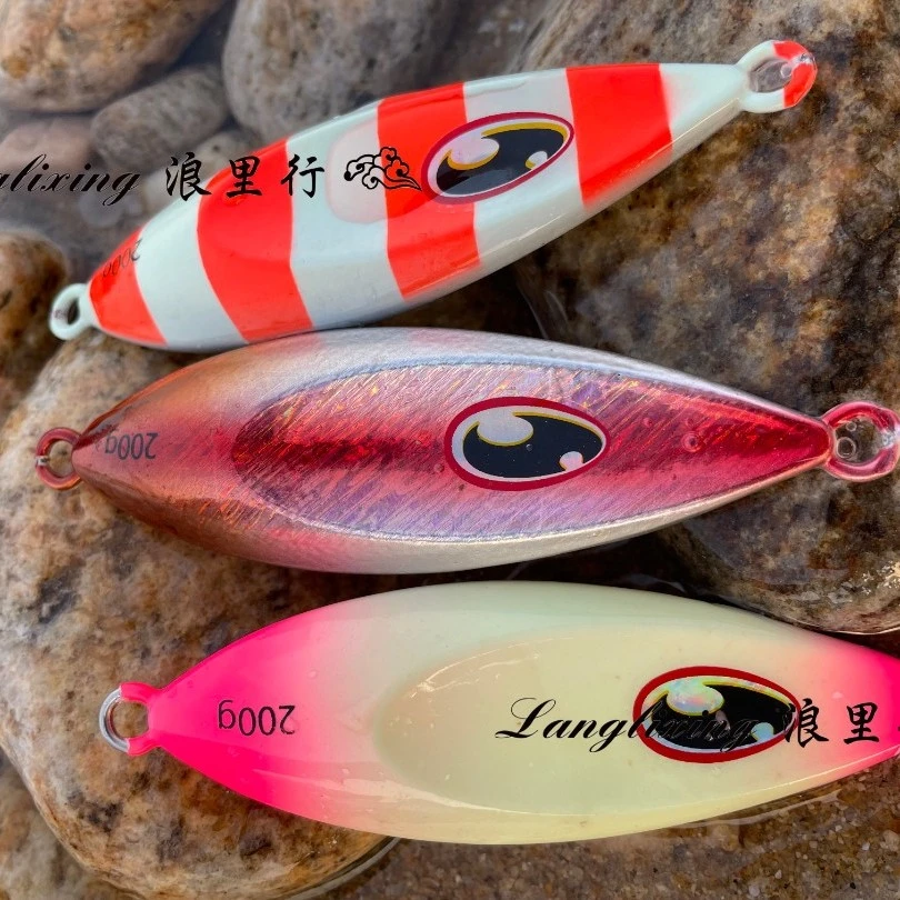 浪里行 蜜蜂二代 慢摇铁板饵 石斑鳕鱼刀鱼黑头