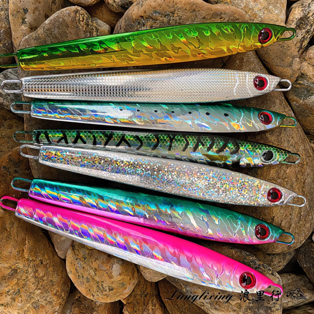 浪里行 编号18款 海钓 慢摇 速沉 铁板饵 鲅鱼马鲛 章红  金枪鱼