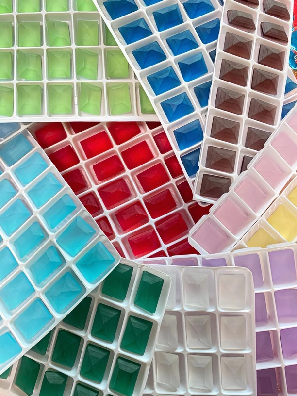 『故人甲』高品磨砂面双面砂仿华切蛋形冰糖清货～