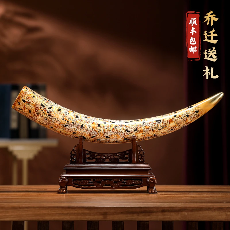 黄铜大漆工艺品客厅办公电视柜玄关摆件家居装饰摆设开业乔迁礼物