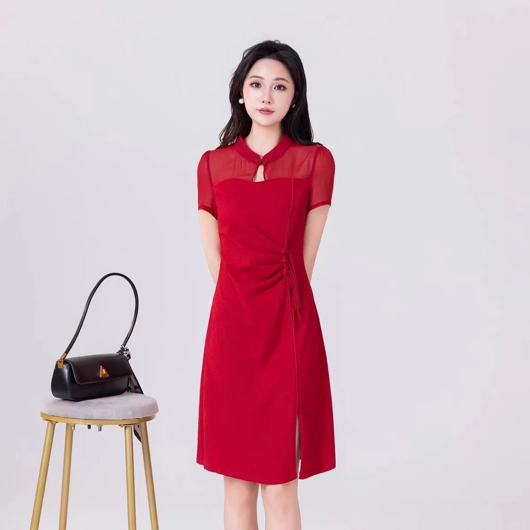 081-090（高品质）时尚洋气高级新款连衣裙