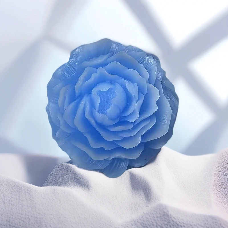 天蓝色低温蜡烛蜡烛可撕拉成分安全