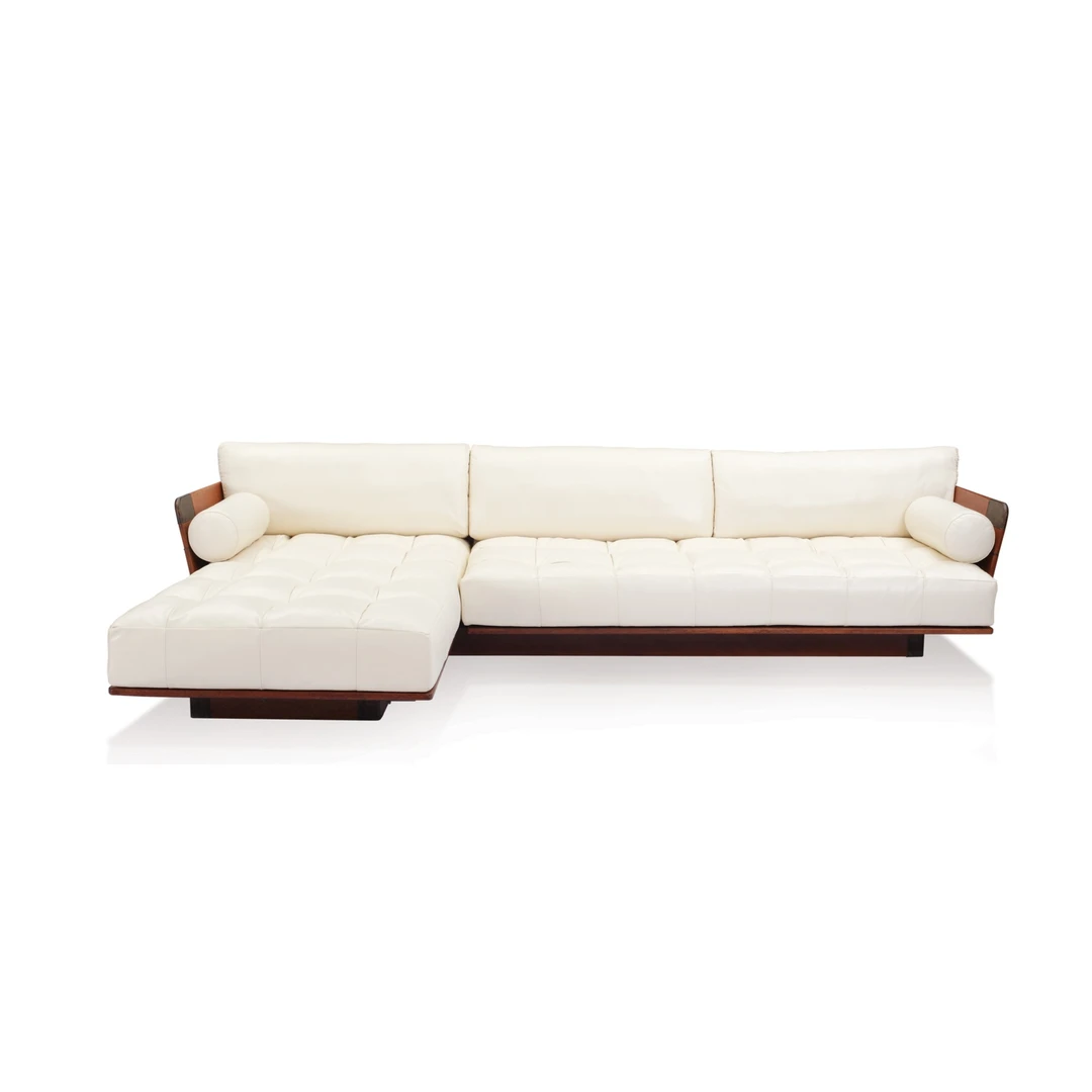 塔斯L形沙发轻奢客厅头层牛皮皮艺意式家用