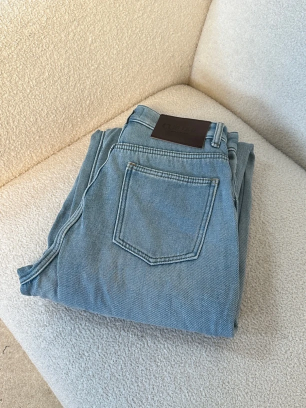 6392杨老板定制阔腿直筒水洗牛仔裤