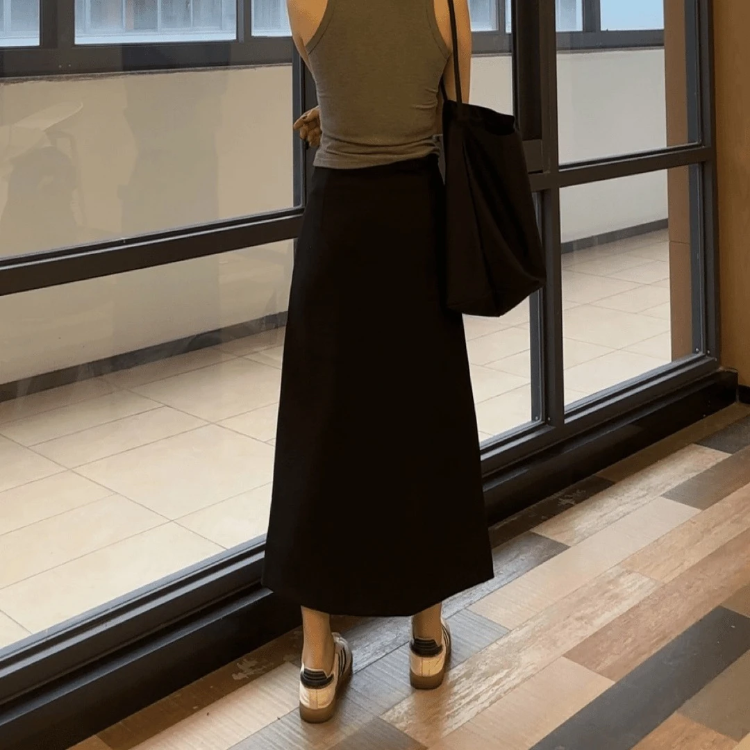 231819秋冬新款基础款百搭一步裙羊绒半身裙