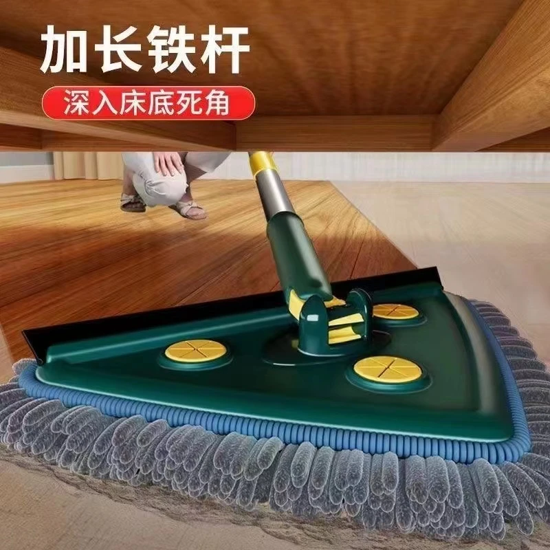 多功能三角拖把清洁神器天花板家用擦墙面墙壁墙砖万能伸缩扫屋顶