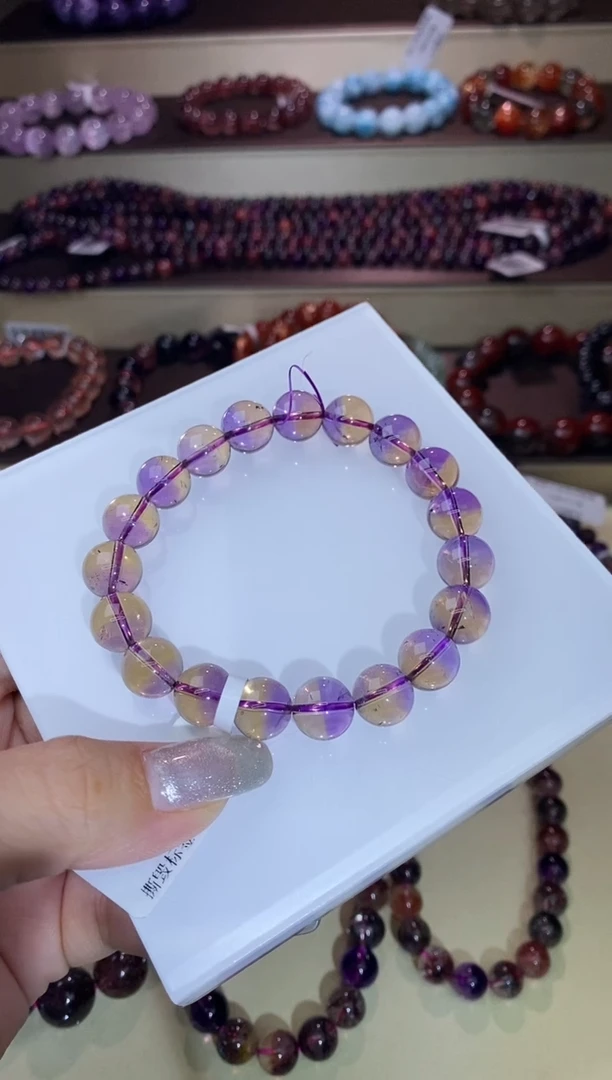 【闪购商品】水晶手链未镶嵌紫黄晶10m+